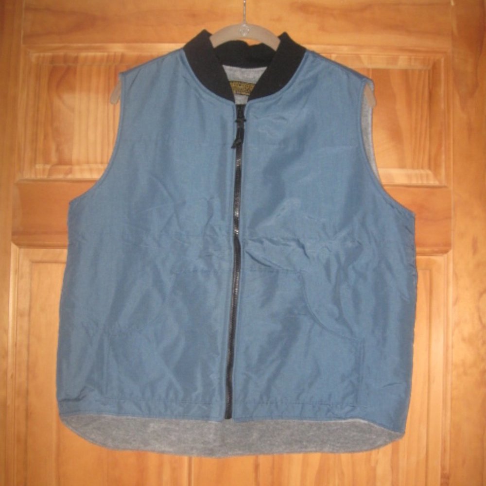 Old Navy Blue Fleece Lined Vest